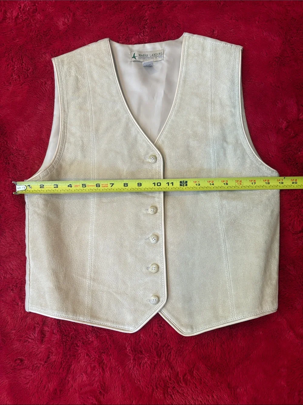 Men’s Marsh Landing Tan Leather Sm Vest